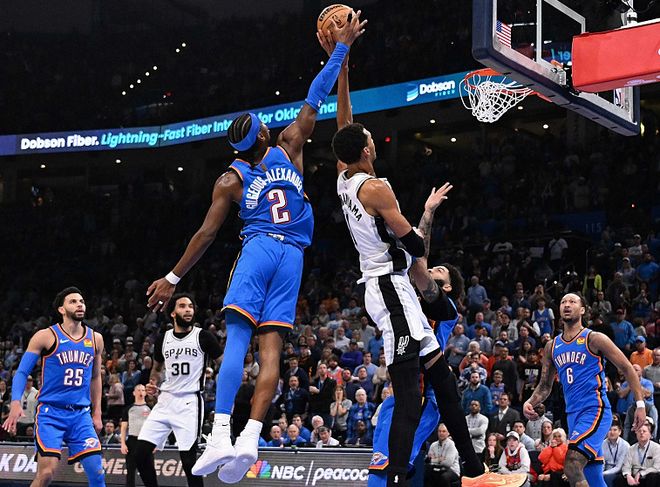 雷霆马刺锁定季后赛席位 西部排名格局生变